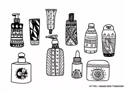 60款黑白日用品簡(jiǎn)筆素材 每一款都令人心動(dòng)！